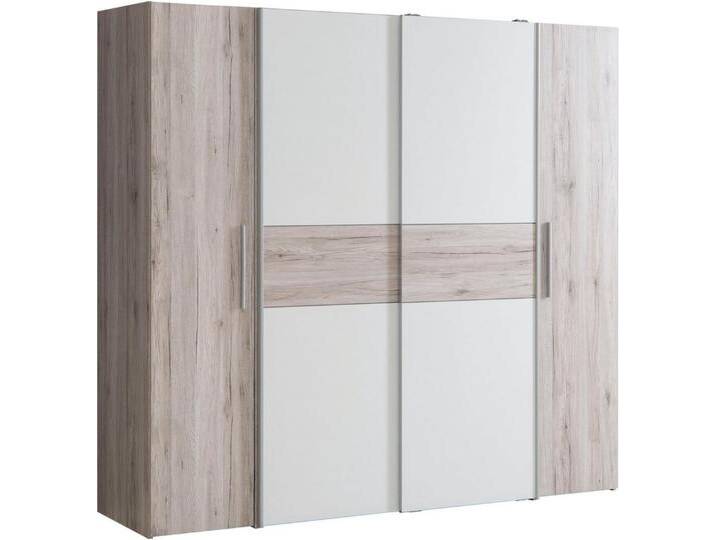 FORTE Drehtürenschrank Kalixtus, OTTOs Choice, TOPSELLER, Made in Europe (B/H/T ca. 200x190x60 cm, 2 Schiebetüren, 2 Drehtüren, 8 Einlegeböden) Kombination aus Dreh- und Schwebetüren von Forte