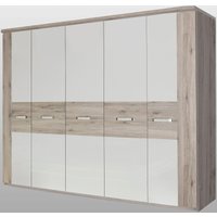 FORTE Kleiderschrank "Rondino", (Maße: B/H/T ca. 250x214x62 cm), mit Kranz von Forte