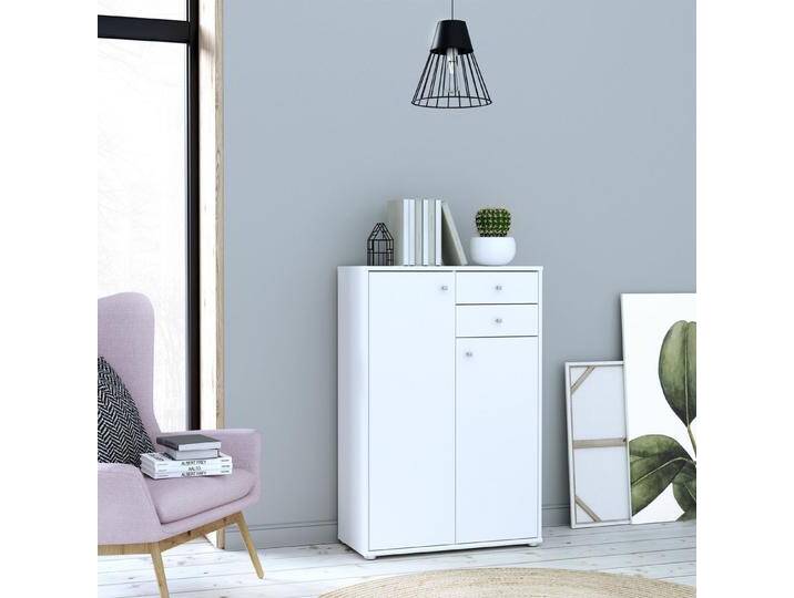FORTE Kommode 73,7 x 111,1 x 34,8 cm (B/H/T), weiß von Forte