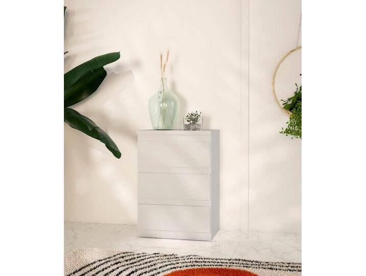 FORTE Kommode Edmore, Kommode, Boxspringbett, Stauraum, grau von Forte