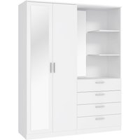 FORTE Kompaktgarderobe, B/H/T 159,3/203,4/52,7 cm, Stauraumwunder von Forte