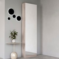 FORTE Schuhschrank "Calma Schuhschrank, Spiegeltüre, 12 Paar Schuhe, Türanschlag wählbar" B/H/T : 50/179,7/20 cm, Schuhschrank mit Spiegeltüre, 180cm hoch, 12 Paar Schuhe FORTE Schuhschrank "Calma Schuhschrank, Spiegeltüre, 12 Paar Schuhe, Türanschlag wählbar" B/H/T : 50/179,7/20 cm, Schuhschrank mit Spiegeltüre, 180cm hoch, 12 Paar Schuhe von Forte