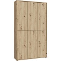 FORTE Schuhschrank "Alice Springs", (B/H/T 109,2/191,9/34,9 cm), Stauraumschrank, Mehrzweckschrank, (B/H 109cm x 192cm), mit 16 Böden von Forte