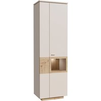 FORTE Vitrine "Louoto, Stauraumvitrine, Standvitrine, Stauraumschrank", Türanschlag rechts oder links wechselbar, mit Soft Close, Höhe 197,2cm von Forte