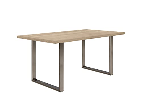 FORTE TABLES Tisch nicht ausziehbar, Holzwerkstoff, Sonoma Eiche, 160 x 74.7 x 90 cm FORTE TABLES Tisch nicht ausziehbar, Holzwerkstoff, Sonoma Eiche, 160 x 74.7 x 90 cm von Forte