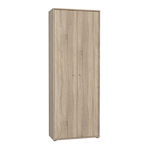 FORTE TEMPRA 2 Schrank mit 2 Türen, Holzwerkstoff, Sonoma Eiche, 73.7 x 197.5 x 34.8 cm von Forte