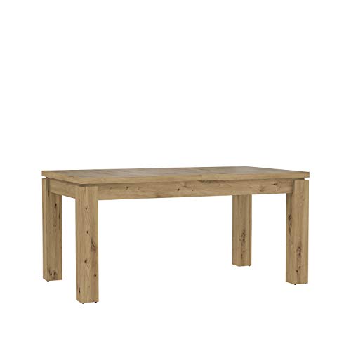 FORTE Trondheim Esstisch ausziehbar, Holzwerkstoff, Artisan Eiche, 75,9 x 160,4 x 90,4 cm von Forte