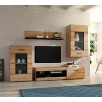 FORTE Wohnwand "Seikola" 4 Stk. tlg. von Forte