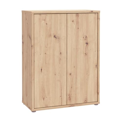 Forte Alice Springs Schuhschrank 70 80, moderner Flurschrank mit 2 Türen und 4 Einlegeböden, Holzwerkstoff, Artisan Eiche Holzdekor, 74,5 cm breit x 99,1 cm hoch x 34,9 cm tief Forte Alice Springs Schuhschrank 70 80, moderner Flurschrank mit 2 Türen und 4 Einlegeböden, Holzwerkstoff, Artisan Eiche Holzdekor, 74,5 cm breit x 99,1 cm hoch x 34,9 cm tief von Forte
