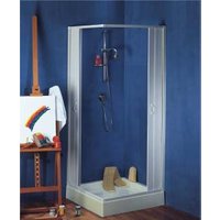 Eckduschkabine "Bari" faltbar, 185 x 80 x 80 cm von Forte