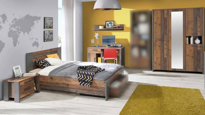 möbel-direkt.de Jugendzimmer-Set Clif, (Komplett Set, 4-St., verschiedene Zusammenstellungen wählbar) von möbel-direkt.de