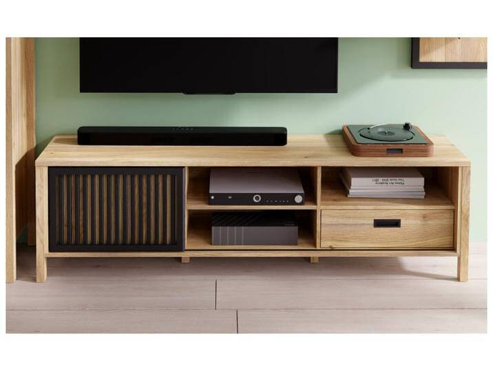 Forte Möbel Lowboard JYTANA in Mauvella oak/Mauvella oak schwarz Forte Möbel Lowboard JYTANA in Mauvella oak/Mauvella oak schwarz von Forte