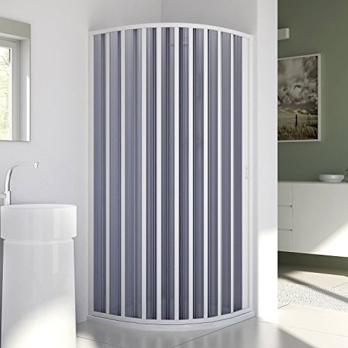 Forte Rund-Duschkabine in PVC 80x80 cm Radius 55 H185 mod. Sharp Seitlich Forte Rund-Duschkabine in PVC 80x80 cm Radius 55 H185 mod. Sharp Seitlich von Forte