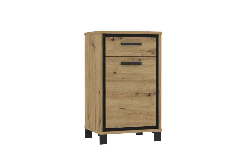 Forte Schuhschrank Trondheim in Artisan Eiche Nachbildung von Forte