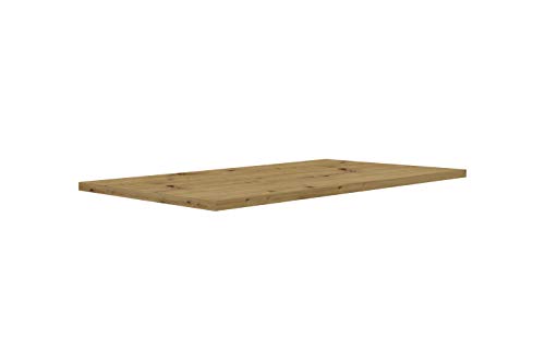 FORTE Tischsystem: Tischplatte aus Holzwerkstoff in Artisan Eiche, 160 x 3,8 x 90 cm von Forte