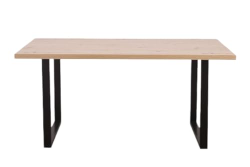 FORTE Tischsystem: Tischplatte aus Holzwerkstoff in Artisan Eiche, 160 x 3,8 x 90 cm von Forte