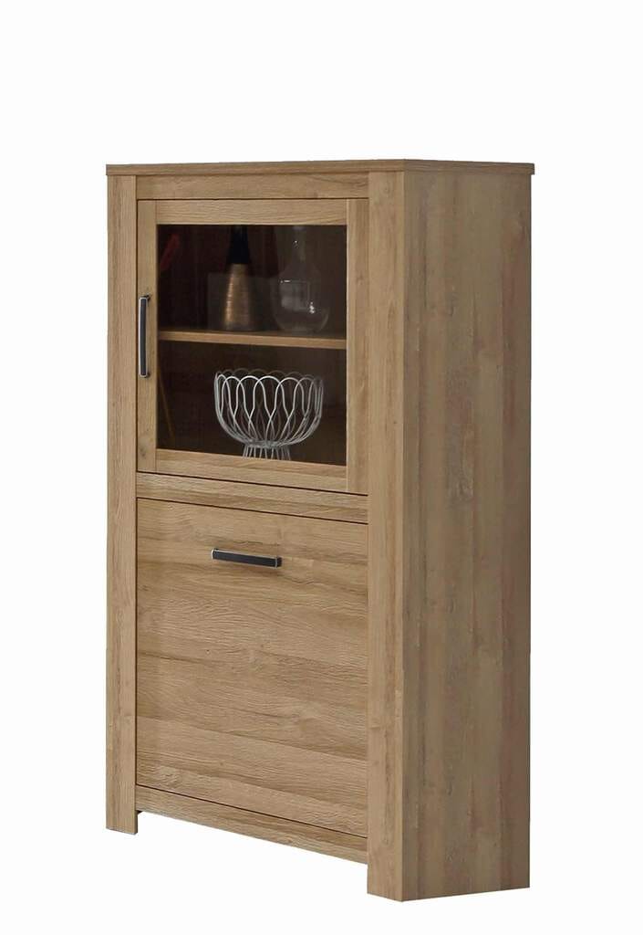 Highboard Vitrine HAVANNA 2 Türen Optik: Alteiche von Forte Highboard Vitrine HAVANNA 2 Türen Optik: Alteiche von Forte von Forte