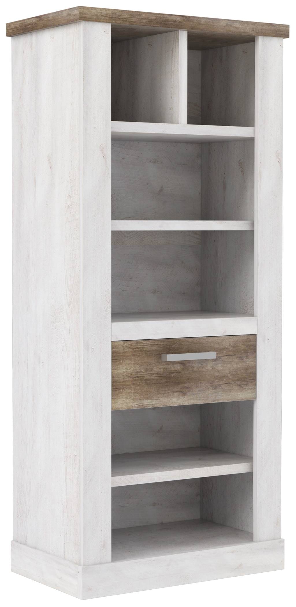 Regal DURO Bücherregal 1 Schublade - Optik: Pinie weiß antik Regal DURO Bücherregal 1 Schublade - Optik: Pinie weiß antik von Forte