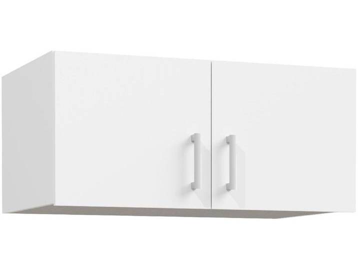 Schrankaufsatz FORTE, weiß, B:88,9cm H:38,1cm T:54,2cm, Spanplatte, Möbelaufsätze, Schrankaufsatz, Stauraum, Raumnutzung von Forte