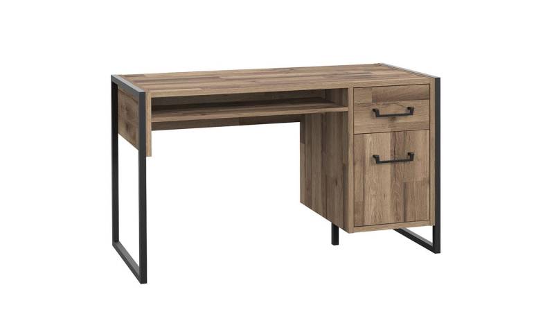 Schreibtisch HUD 1-trg. Holzoptik stabverleimte Wildeiche von Forte