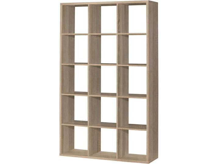 Standregal FORTE Mauro , braun (sonoma eiche), B:107,2cm H:176,3cm T:32,9cm, FSC-zertifizierter Holzwerkstoff, Regale von Forte