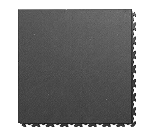 Fortelock PVC Vinyl Bodenfliese | PVC Fliesen Garage | Garagenboden | Werkstattboden | Invisible Snake (Hohe Belastbarkeit) 2030 (Graphit ECO) von Fortelock