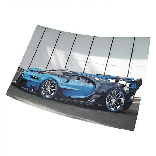 Bugatti Car Poster Boys Room Decor, 38 x 58 cm, dekoratives Geschenk von Fortiaboot