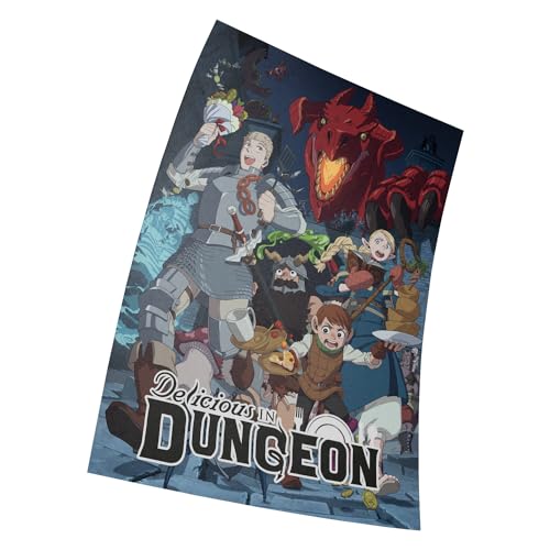 Delicious in Dungeon 2024 Poster Größe 11" x 17" Dekorative Rahmenloses Kunst Geschenk (28 x 43 cm) Leinwand Poster von Fortiaboot