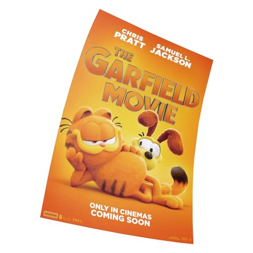 The Garfield Movie 2024 Poster Größe 11" x 17" Dekorative Rahmenloses Kunst Geschenk (28 x 43 cm) Leinwand Poster von Fortiaboot