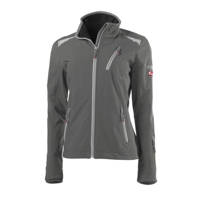 Damen-Softshelljacke, dunkelgrau/hellgrau, Größe M von Fortis As