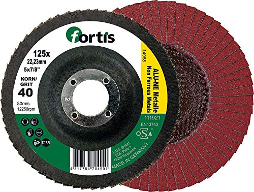 FORTIS Fächerschleifsch. ALU-NE 115mm K120 gewölbt von Fortis