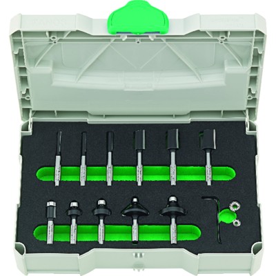 HW Profi-Schaftfräsersatz 11-teilig im Systainer® T-Loc von Fortis