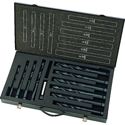 Spiralbohrer Set DIN 345 HSS rollgewalzt 14-30mm +25mm von Fortis