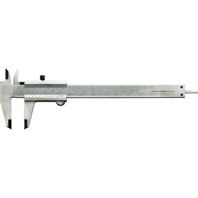 Taschenmessschieber Feststellung 150mm 1/50 1/1000 eckiges Tiefenmaß Taschenmessschieber Feststellung 150mm 1/50 1/1000 eckiges Tiefenmaß von Fortis