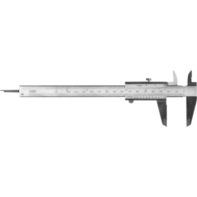 Taschenmessschieber Feststellung 150mm links von Fortis
