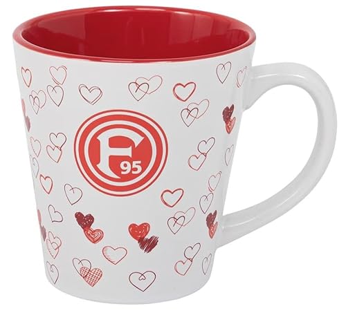 Fortuna Düsseldorf Tasse Becher Kaffeetasse ** Herz ** von Fortuna Düsseldorf