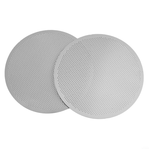 2 Pack Mesh Strainers for Coffee Stainless Steel 61mm Reusable Filters (A) von FortunateSweet