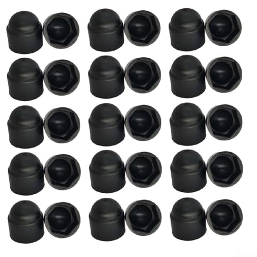 30 Stück gewölbte Nylon-Abdeckungen für Sechskantschrauben, effektive Rostschutzlösung (6 x 10 mm) von FortunateSweet