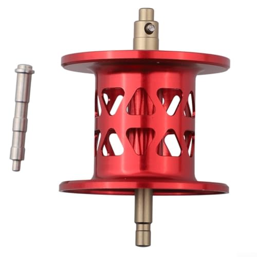 7075 Angelrolle aus Aluminium für ABU B4P4B5P5 und für STX-Modelle, Engineering Design (rot) von FortunateSweet