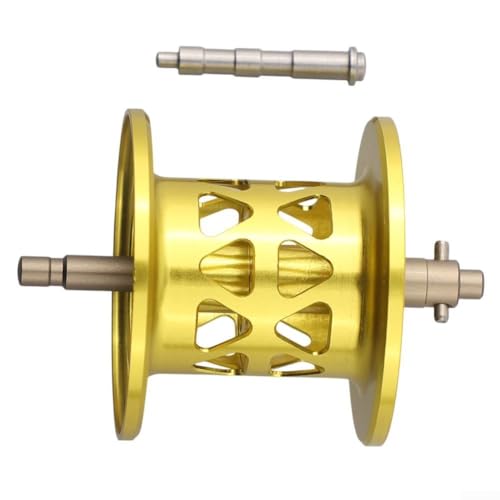 7075 Angelrolle aus Aluminium für ABU B4P4B5P5 und für STX-Modelle, technisches Design (gelb) von FortunateSweet