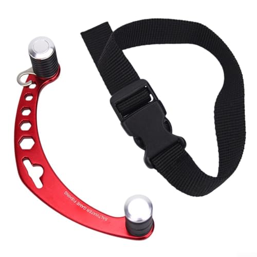 Angelschnur-Assistent mit sicherem Wickelmechanismus und Konstruktion zum Knotenbinden (rot) von FortunateSweet