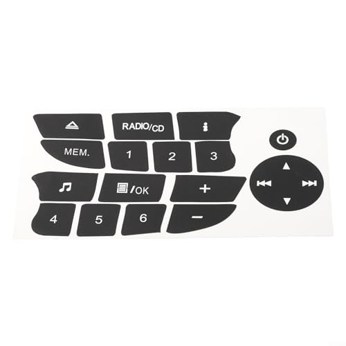 Audio Control Repair Decals Compatible with For Clio & (09 11) Functional and Stylish von FortunateSweet