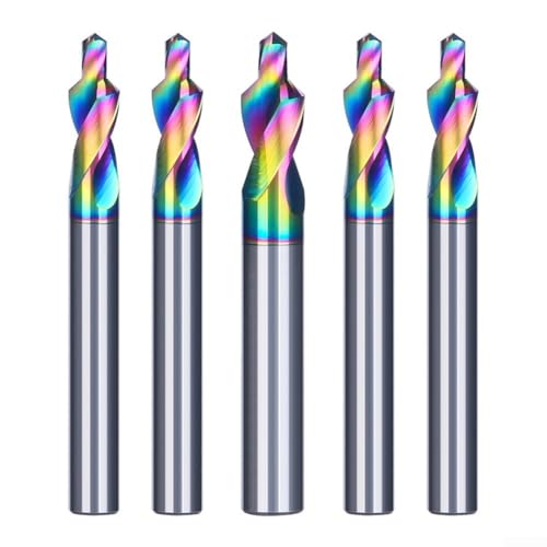 Beschichteter Stufenbohrer für CNC- und Gravuranwendung, mit Spiralnut-Design zur Verbesserung der Spanabsaugung und -schneiden Beschichteter Stufenbohrer für CNC- und Gravuranwendung, mit Spiralnut-Design zur Verbesserung der Spanabsaugung und -schneiden von FortunateSweet