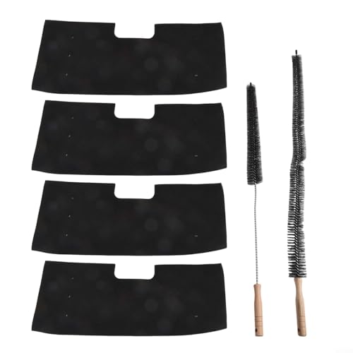 Das Waschpaket enthält den wiederverwendbaren Fusselfilter WH01X35719 und zwei notwendige Reinigungsbürsten (4 x Filter + 2 x Bürste) von FortunateSweet
