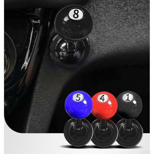 Dekorativer Aufkleber für Autos mit 19 Zahlen, aus Metall, mit 19 Zahlen, um Ihr Interieur zu personalisieren (schwarz) von FortunateSweet