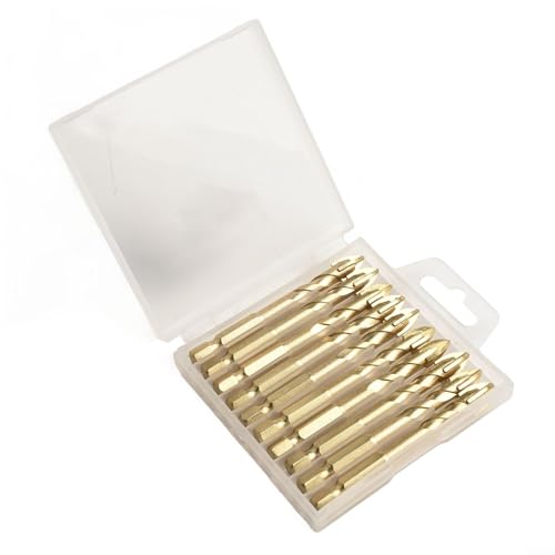 Dreieckiger Bohrer mit Sechskantschaft für Keramik, Glas, Marmor, Granit und verglaste Fliesen mit hartem Legierungsmaterial und rutschfestem Design für kontrolliertes Bohren (8 mm) von FortunateSweet