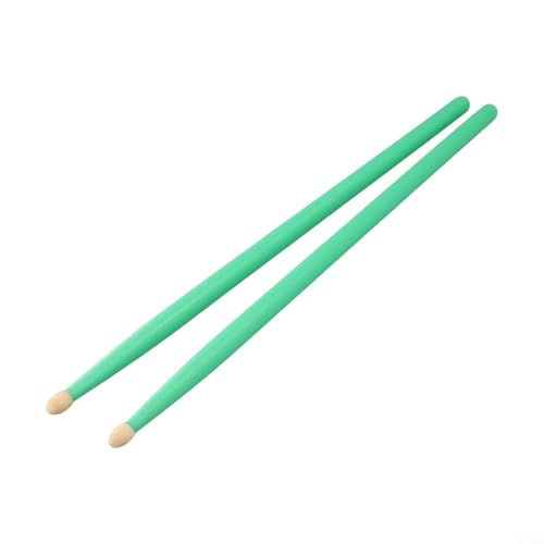 Dynamic Sound Drumsticks aus Holz, geeignet für 5A und 7A Größen, ideal für neue Musiker (Grün 7A) von FortunateSweet
