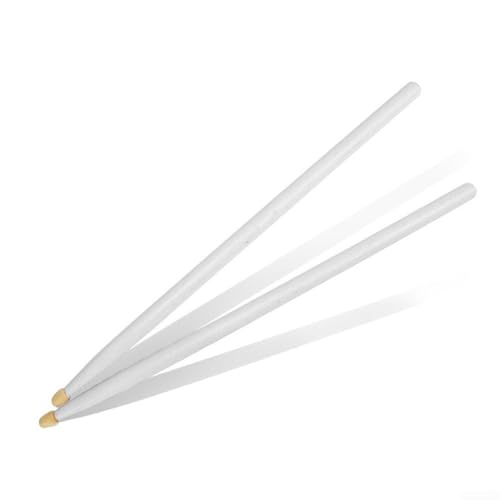 Dynamic Sound Drumsticks aus Holz, geeignet für 5A und 7A Größen, ideal für neue Musiker (WHITE 7A) von FortunateSweet