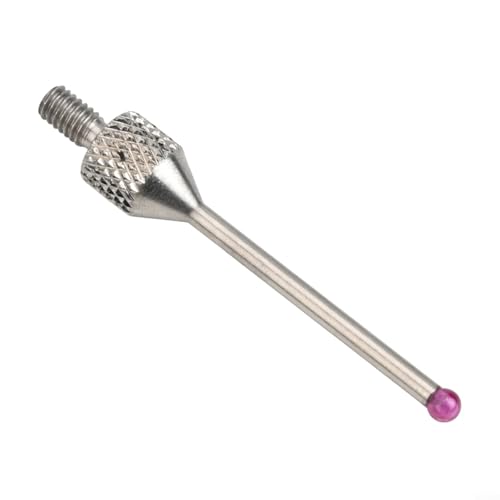 Edelstahl-Mikrometer-Sonde, Verlängerungsstange, Gewindeanzeige, Multimeter, Messleitungen, M2,5-Gewinde-Kontaktpunkt für Messuhr, Mikrometer, Höhenmessgerät (M2,5 x T 2 x L 20/1) von FortunateSweet