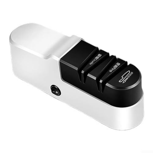 Elektrischer Spitzer mit ergonomischem Design, 20 x 7 x 5 cm, professionelle Schärfstation, kompaktes tragbares Küchenwerkzeug für den Heimgebrauch (Schleifen) von FortunateSweet